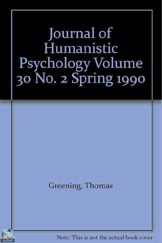 قراءة و تحميل كتابكتاب Journal of Humanistic Psychology PDF