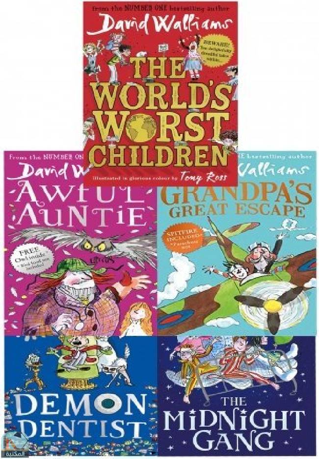 ❞ كتاب David Walliams 5 Books Collection ❝  ⏤ ديفيد ويليامز