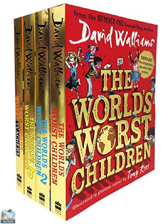 ❞ كتاب David Walliams Worlds Worst Children 4 Books Collection Set ❝  ⏤ ديفيد ويليامز