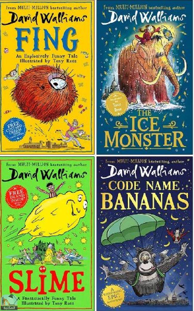 ❞ كتاب David Walliams Collection 4 Books Set ❝  ⏤ ديفيد ويليامز