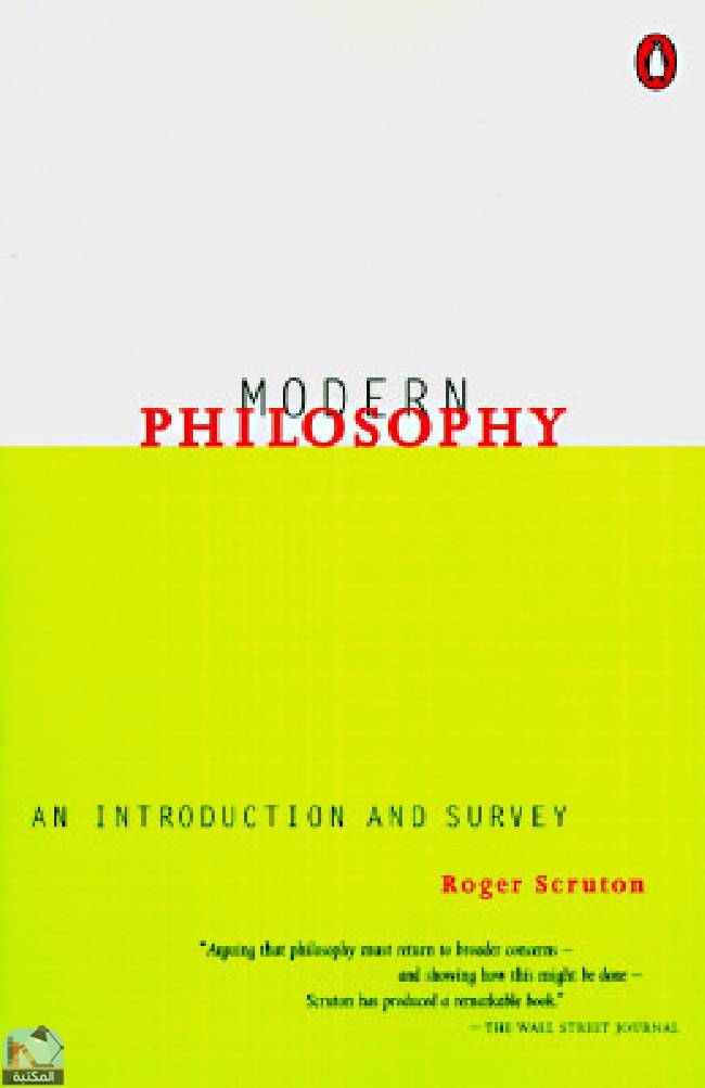 قراءة و تحميل كتابكتاب Modern Philosophy: An Introduction and Survey PDF