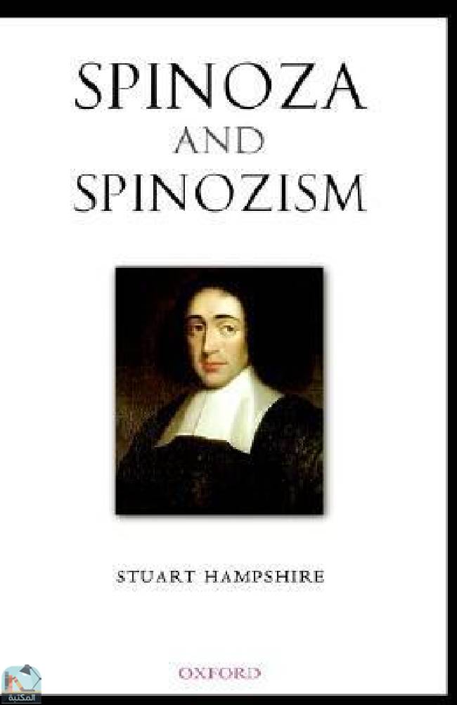 ❞ كتاب Spinoza and Spinozism  ❝  ⏤ ستيوارت هامبشر