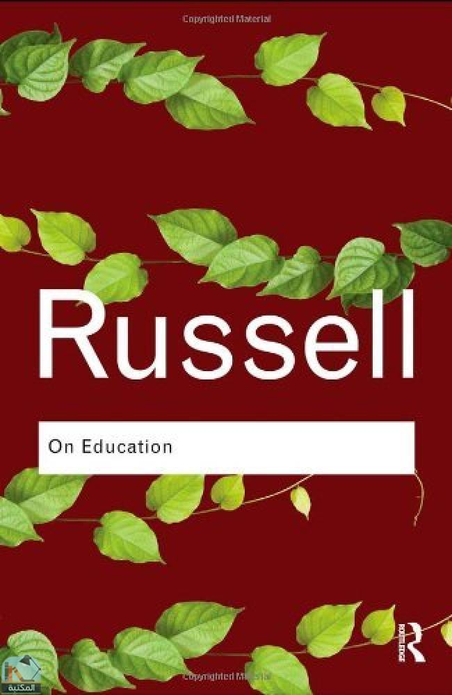 ❞ كتاب Bertrand Russell Bundle On Education by Russell ❝  ⏤ برتراند راسل