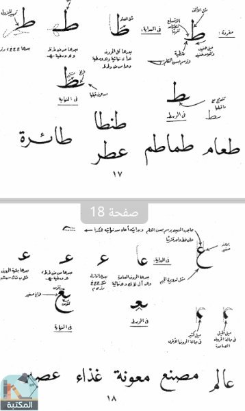 اقتباس 1 من كتاب علم نفسك الخطوط العربية.