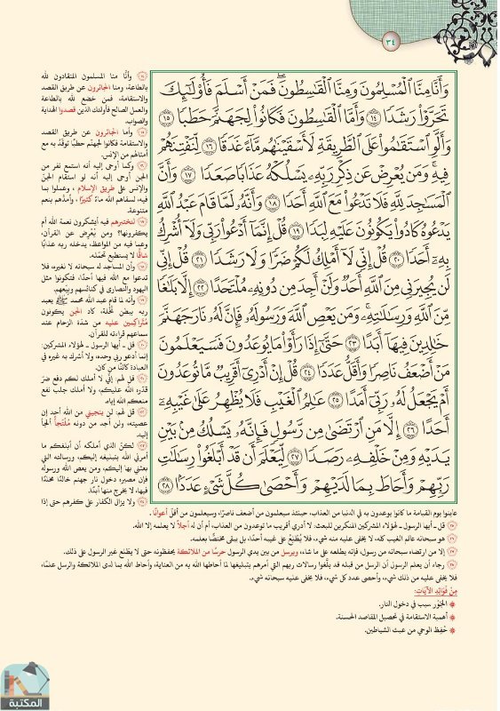 اقتباس 15 من كتاب تفسير العشر الأخير من القرآن الكريم ويليه أحكام تهم المسلم