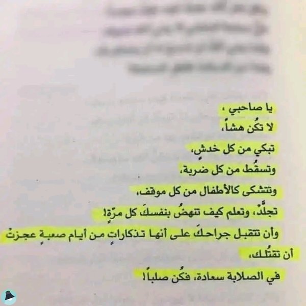 اقتباس 36 من كتاب  السلام عليك ياصاحبي