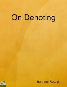 On Denoting 